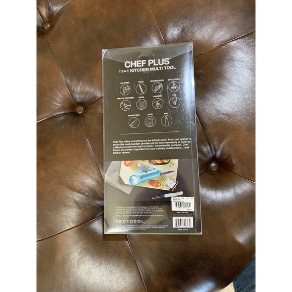 Chef Plus Kitchen Multi Tool 11-in-1: Can Opener, Peeler, Knife and More! NEW - Picture 2 of 2